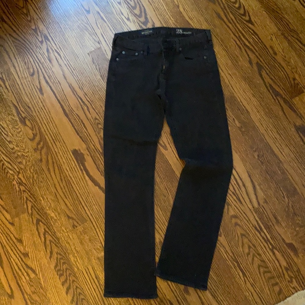 J. Crew matchstick black jeans size 28